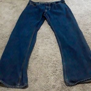 32/34 Dark Blue American Eagle Bootcut Jeans